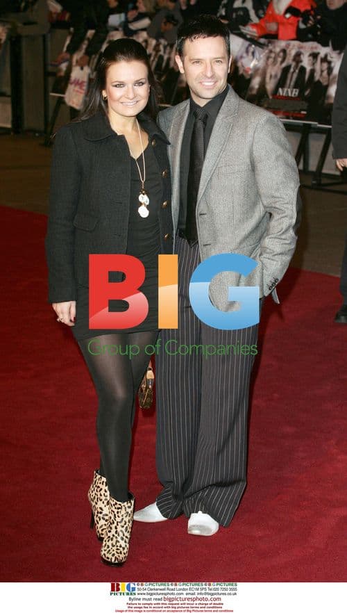 Darren Bennett and Lilia Kopylova at 'Nine' premiere