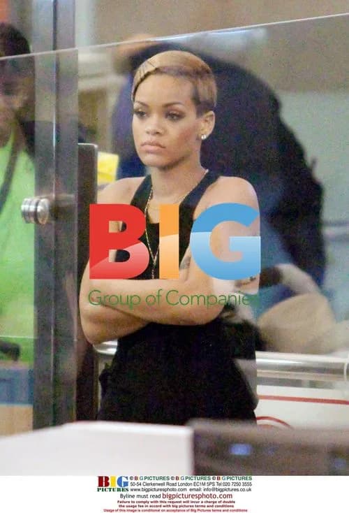 Rihanna Receives Security Check at LAX