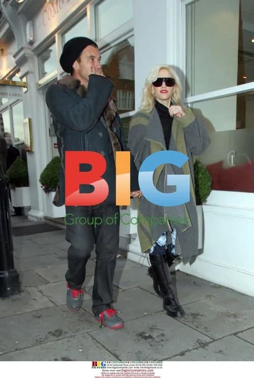 Gwen Stefani and Gavin Rossdale Shopping in London