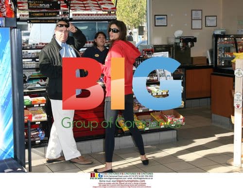 George Clooney and Elisabetta Canalis in LA