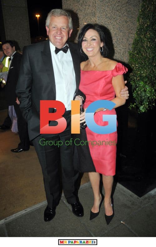 Colin Montgomerie and wife in Glasgow