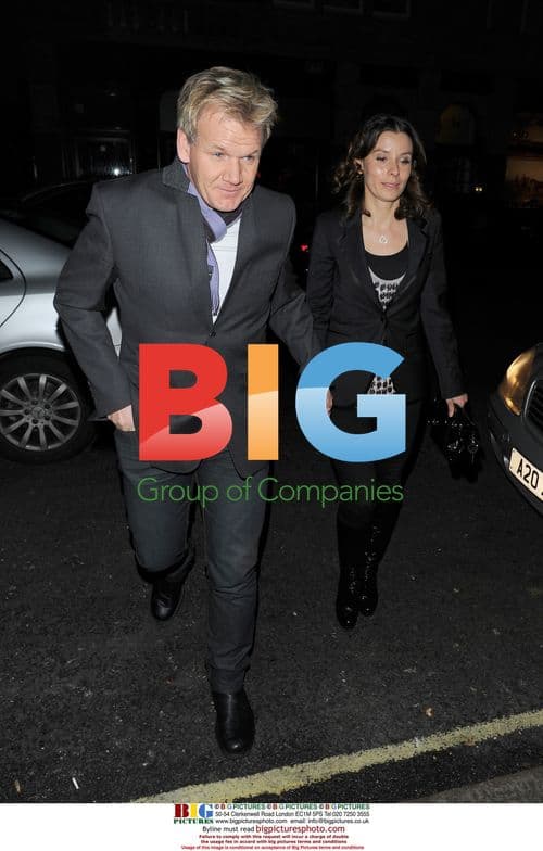 Gordon Ramsay and wife Tana enjoy night out in London
