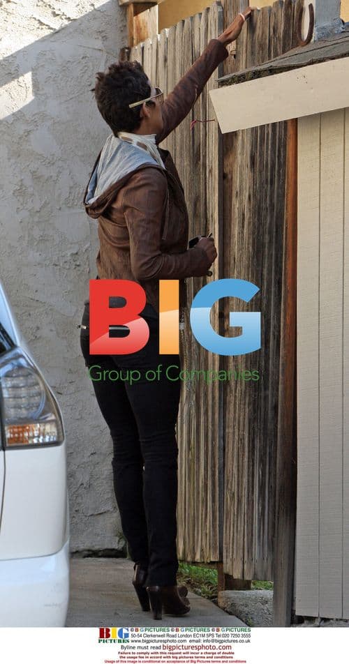 Halle Berry visits friend in LA