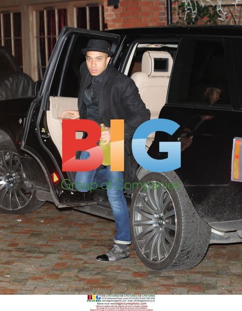 Jade Jones at Geri Halliwell's Christmas Party