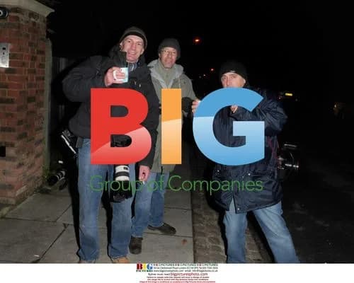 Photographers at Geri Halliwell's Christmas Party