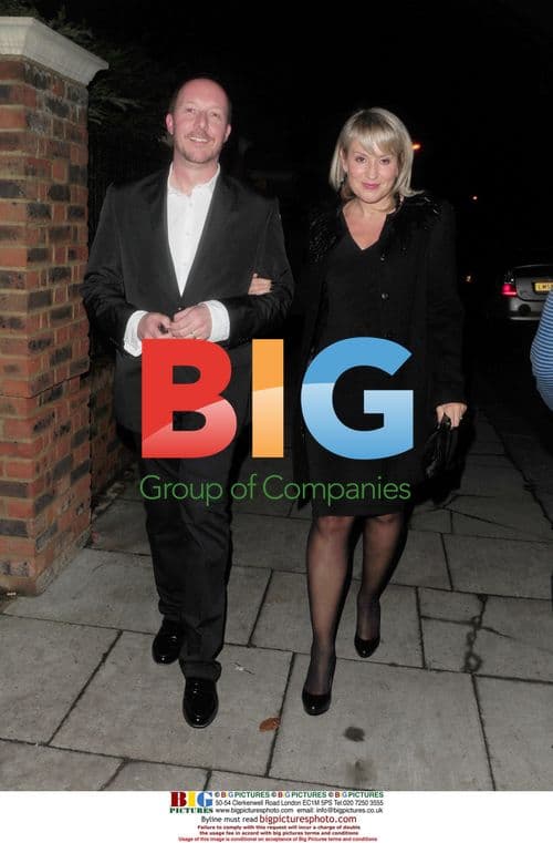 Nicky Chapman at Geri Halliwell's Christmas Party