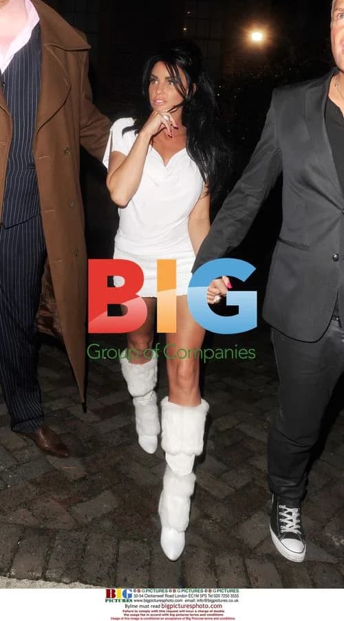 Katie Price and friend at Geri Halliwell's party