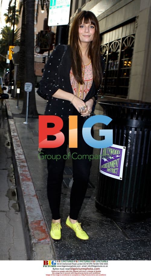 Mischa Barton visits Hollywood Irish pub