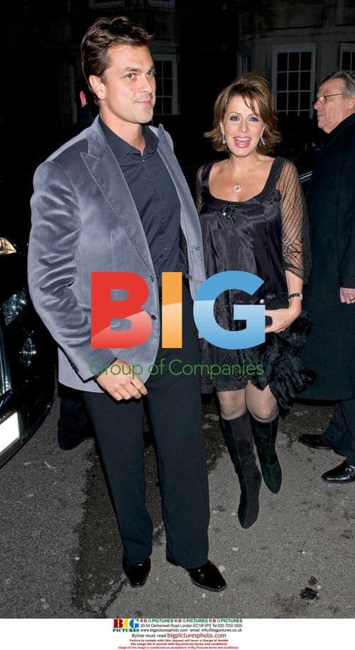 Natasha Kaplinsky and Justin Bower at Nine premiere afterparty