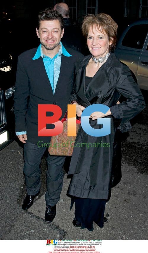Andy Serkis and Lorraine Ashbourne at Nine afterparty