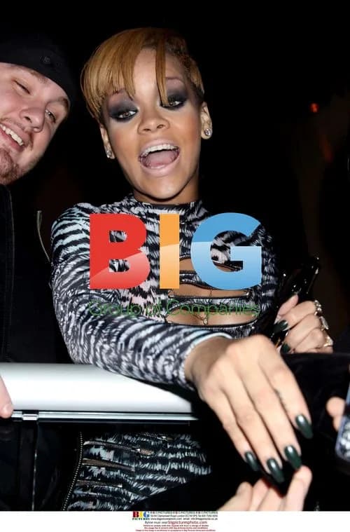Rihanna at Rated R record release party