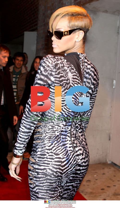 Rihanna at Rated R record release party