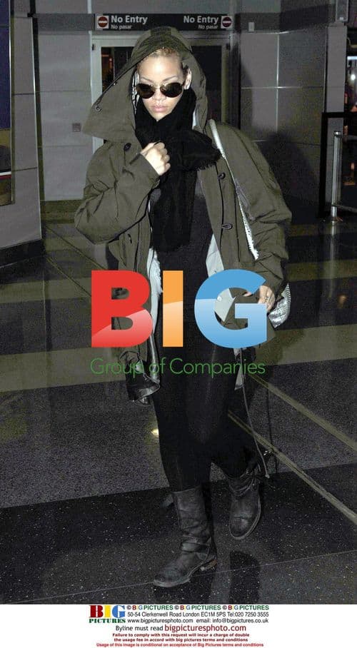 Rihanna Arrives at JFK Airport
