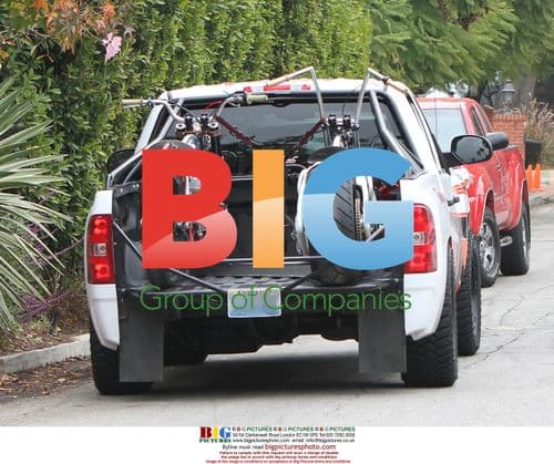 Brad Pitt gets new motorcycles delivered