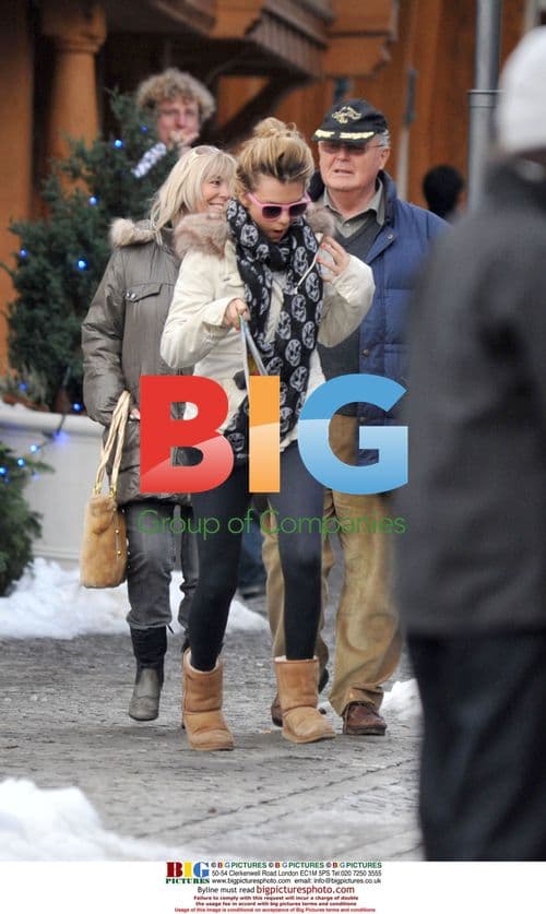 Roman Polanski's Family in Gstaad