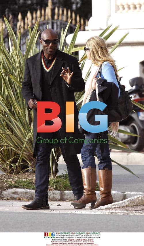 Miss France's jury member Jimmy Jean Louis strolls in Nice