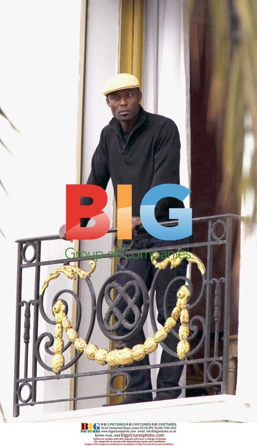 Jimmy Jean Louis strolls in Nice, France