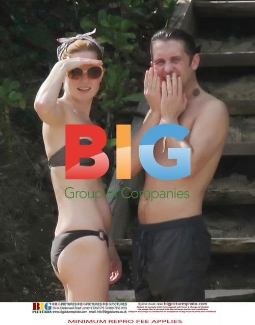 Mark Owen and Emma Ferguson on Honeymoon