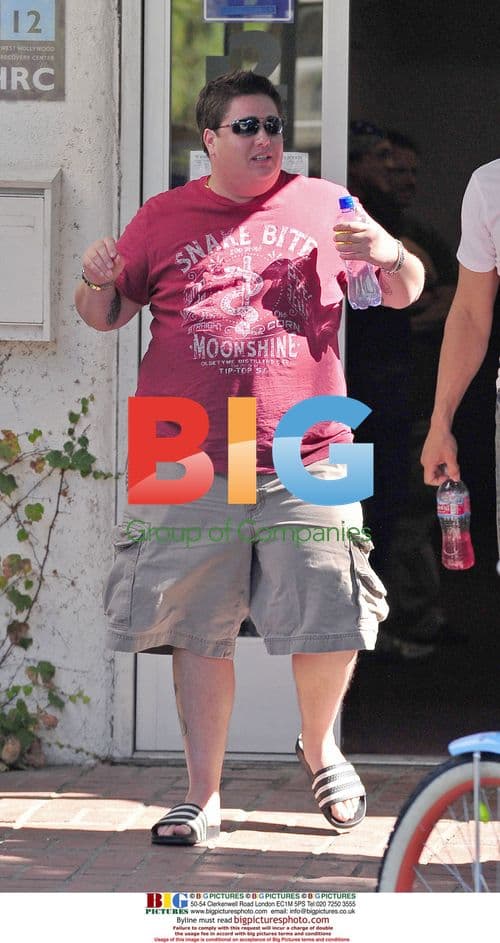 Chaz Bono leaving LA meeting