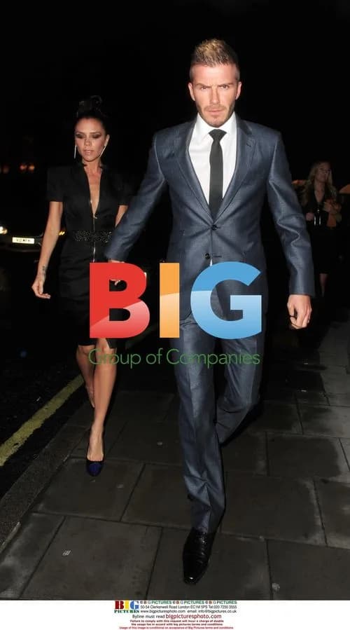 Beckhams at Harper's Bazaar Dinner