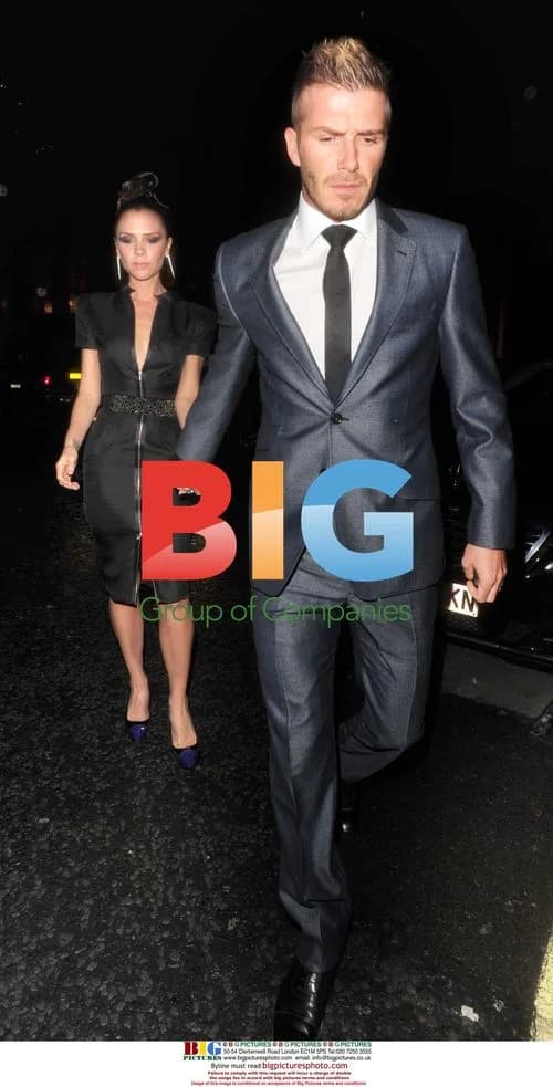 Beckhams Attend Harper's Bazaar Dinner in London
