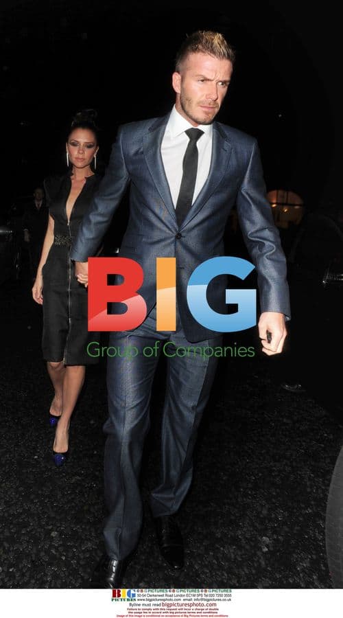 David and Victoria Beckham at Harper's Bazaar Dinner