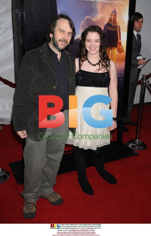 Peter Jackson and daughter Katie at "Lovely Bones" premiere