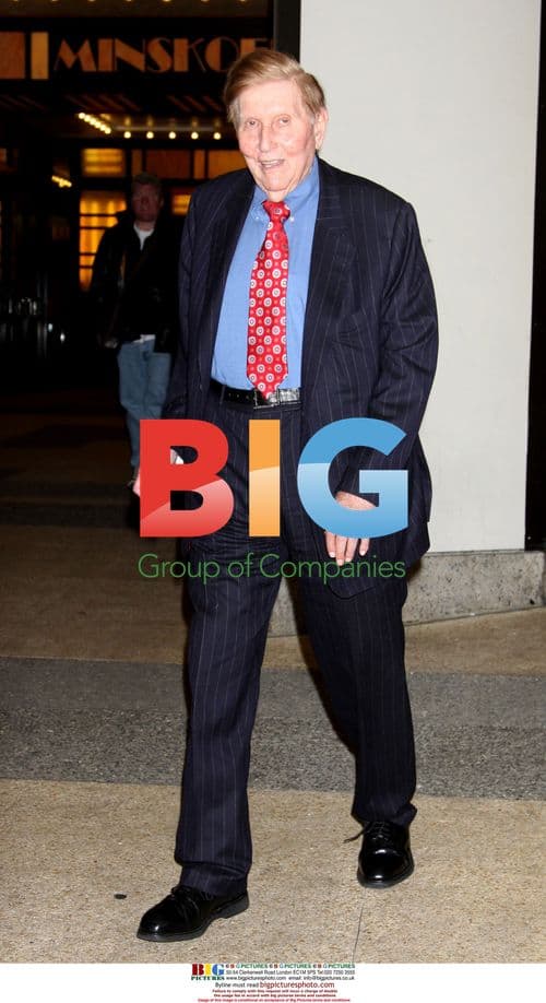 Sumner Redstone at MTV Studios in New York