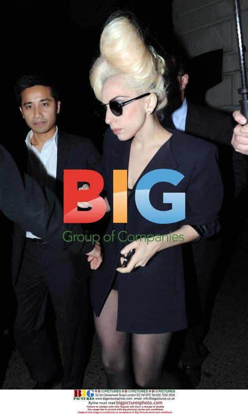 Lady Gaga Dining at Nobu in NYC