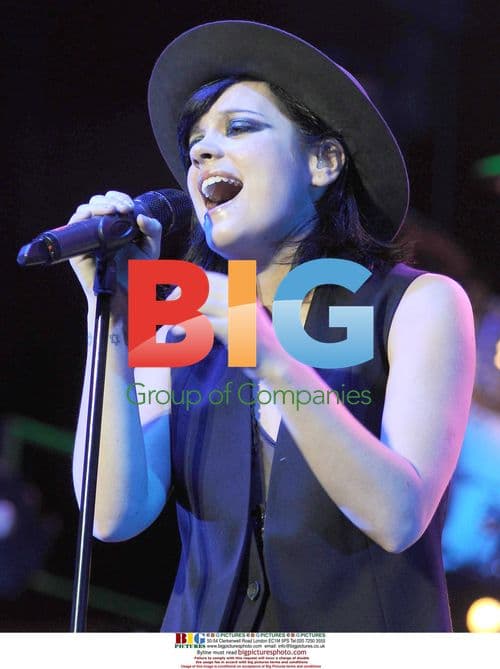 Lily Allen performs at The O2 in Dublin