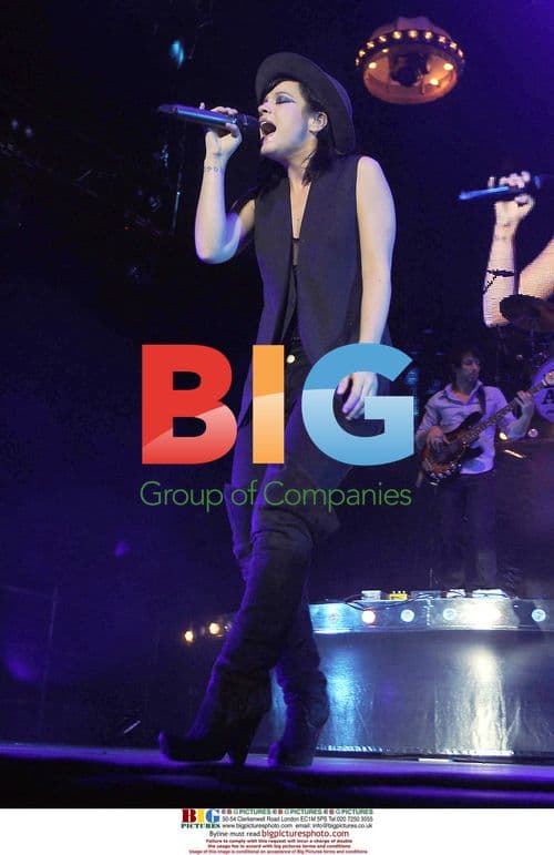 Lily Allen performs at The O2 in Dublin