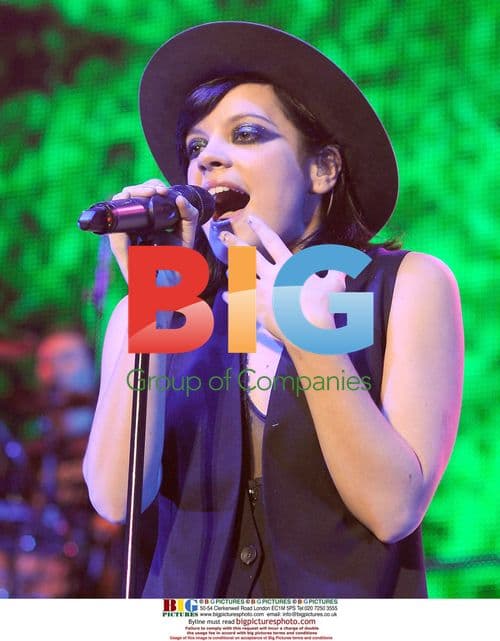 Lily Allen Performs at The O2 in Dublin