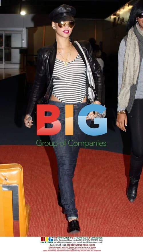 Rihanna departs JFK Airport, New York