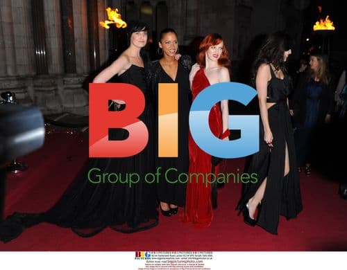 Celebs at British Fashion Awards 2009