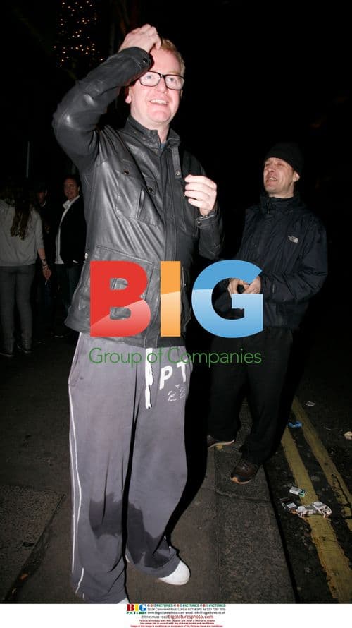 Chris Evans at Football Factory/Business Christmas party