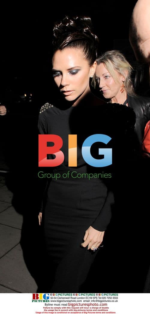 Celebs attend The British Fashion Awards 2009