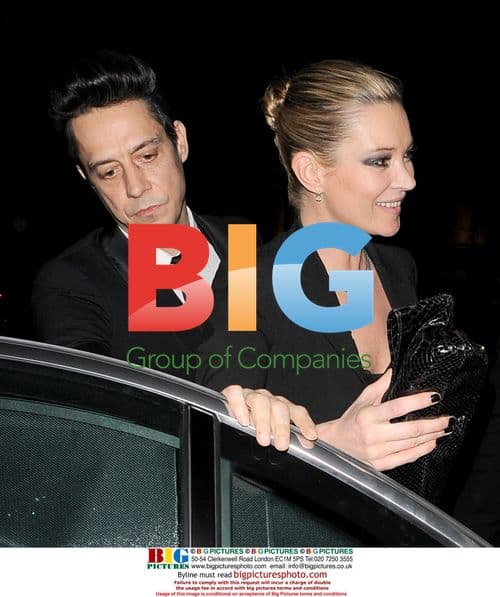 Kate Moss and Jamie Hince at British Fashion Awards 2009