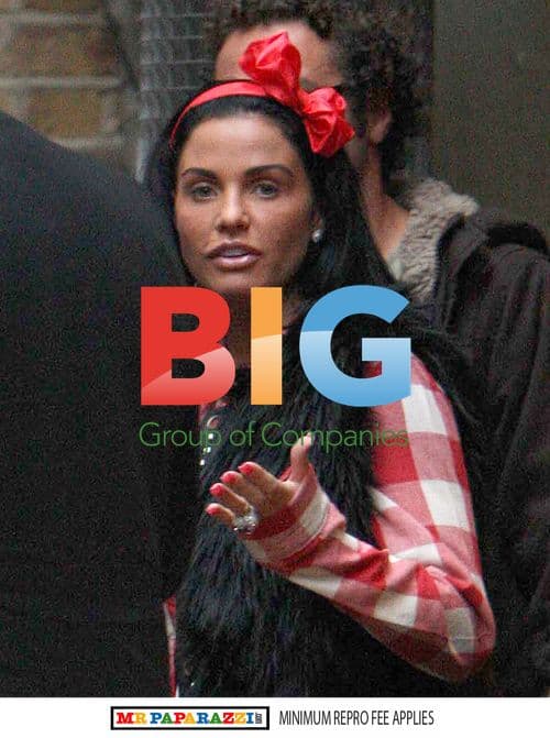 Katie Price Leaving Hakasan Restaurant