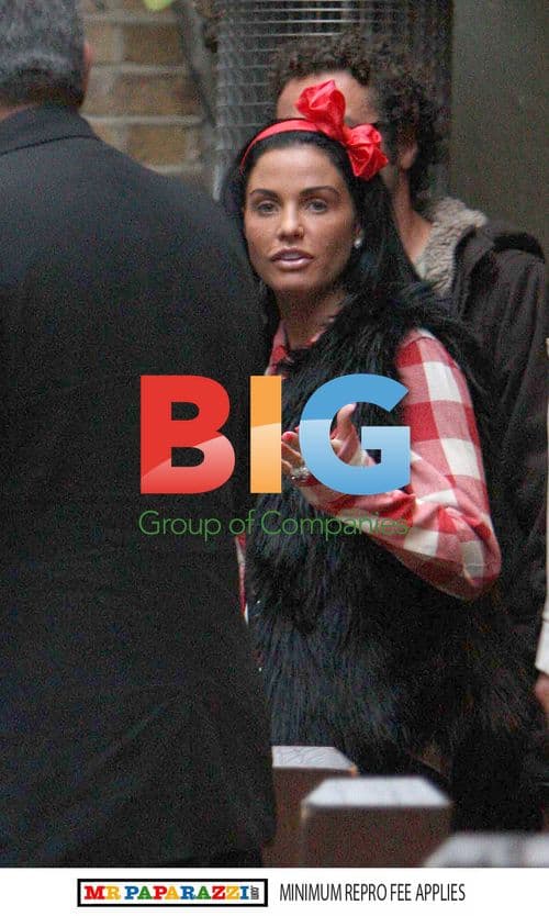Katie Price Leaving Restaurant