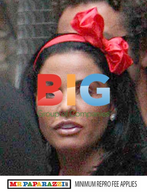 Katie Price leaves Hakasan Restaurant