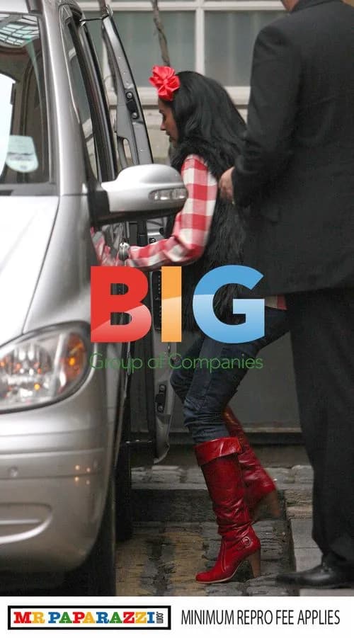 Katie Price Leaves Hakasan Restaurant