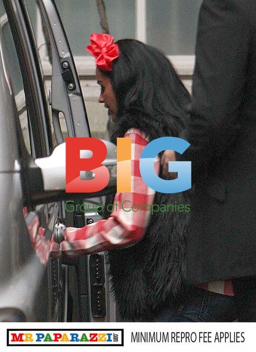 Katie Price Leaves Hakasan Restaurant