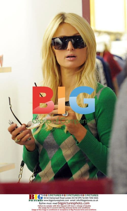 Paris Hilton Shopping in Beverly Hills