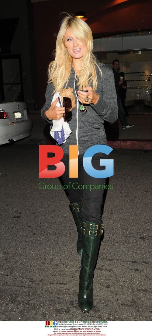 Paris Hilton Shopping in Beverly Hills