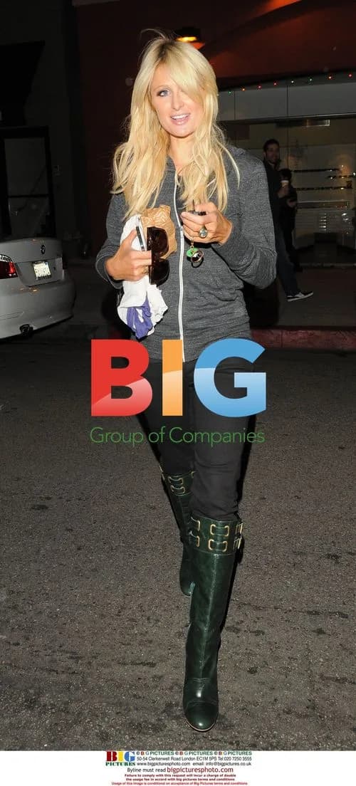 Paris Hilton Shopping in Beverly Hills