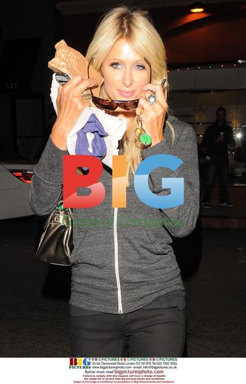 Paris Hilton Shopping in Beverly Hills