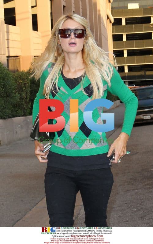 Paris Hilton Shopping in Beverly Hills