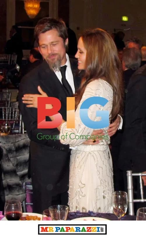 Brad Pitt and Angelina Jolie at UNICEF Ball