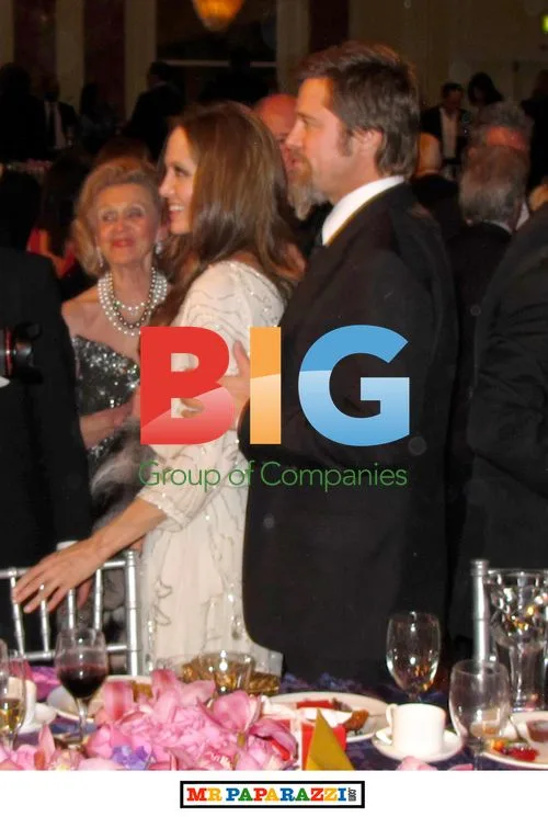 Brad Pitt, Angelina Jolie at The UNICEF Ball