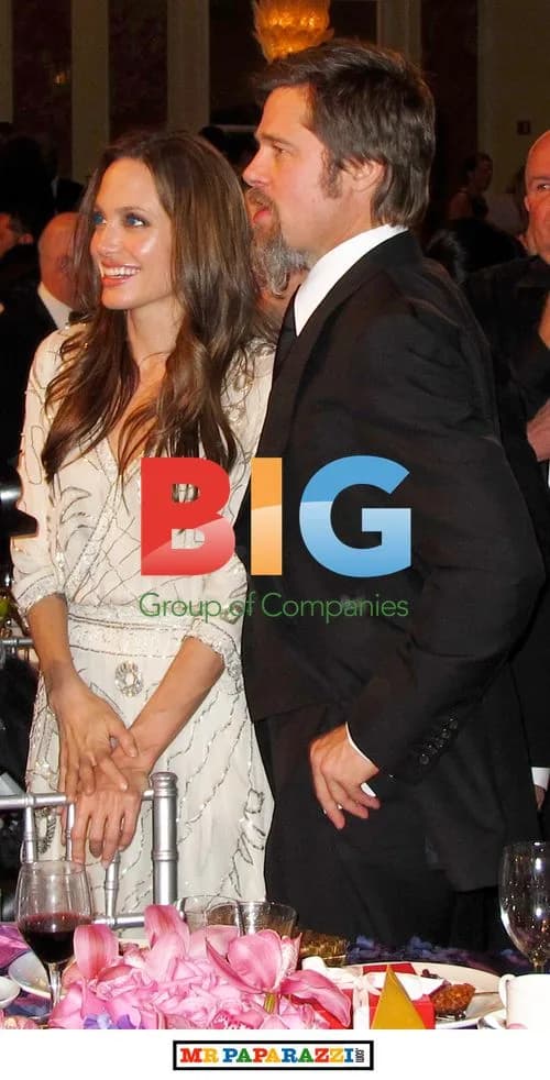 Brad Pitt and Angelina Jolie at UNICEF Ball